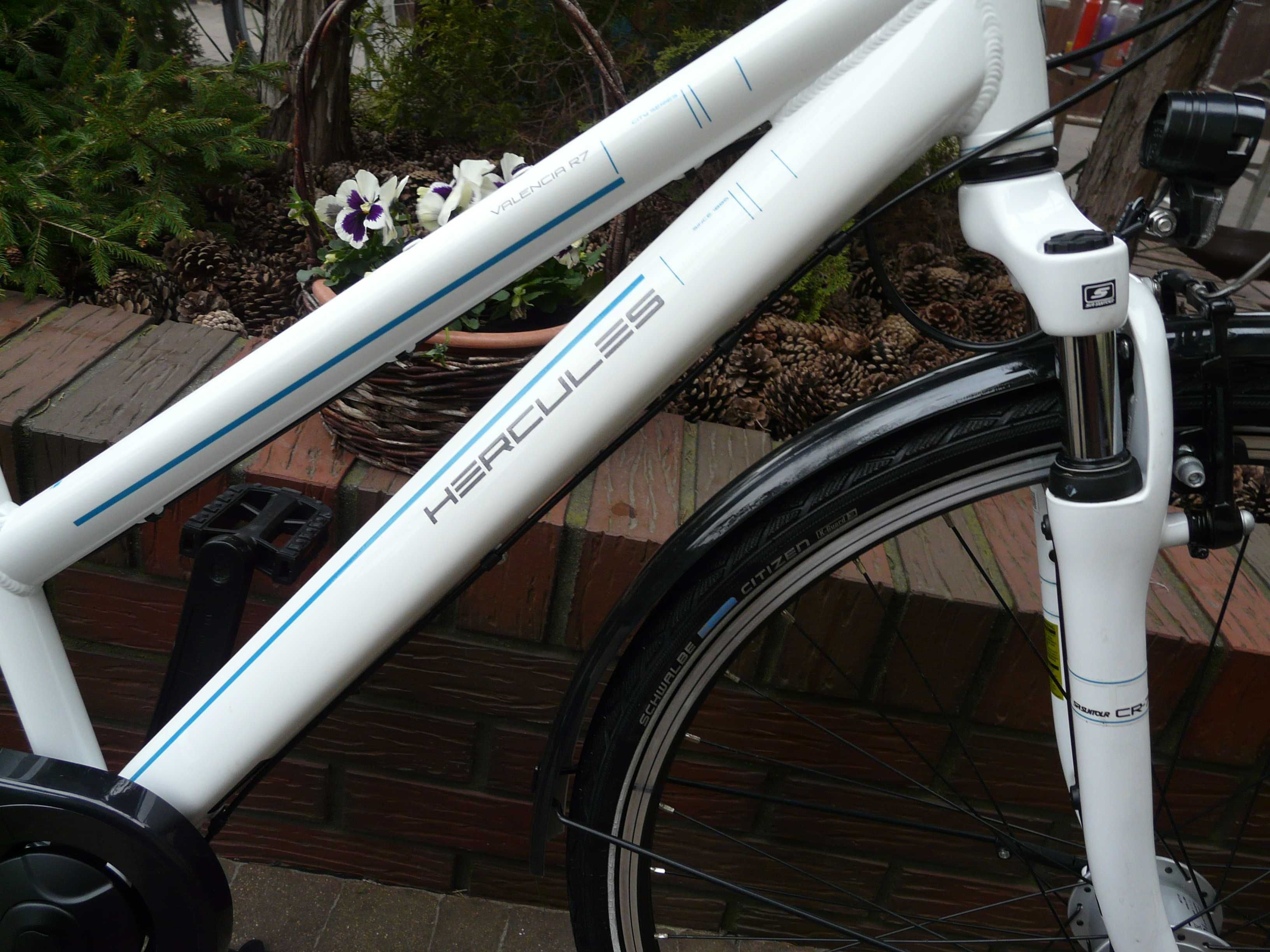 Rower miejski HERKULES Valencja R7 City 28"/46 nożny.Germany-wzorowy
