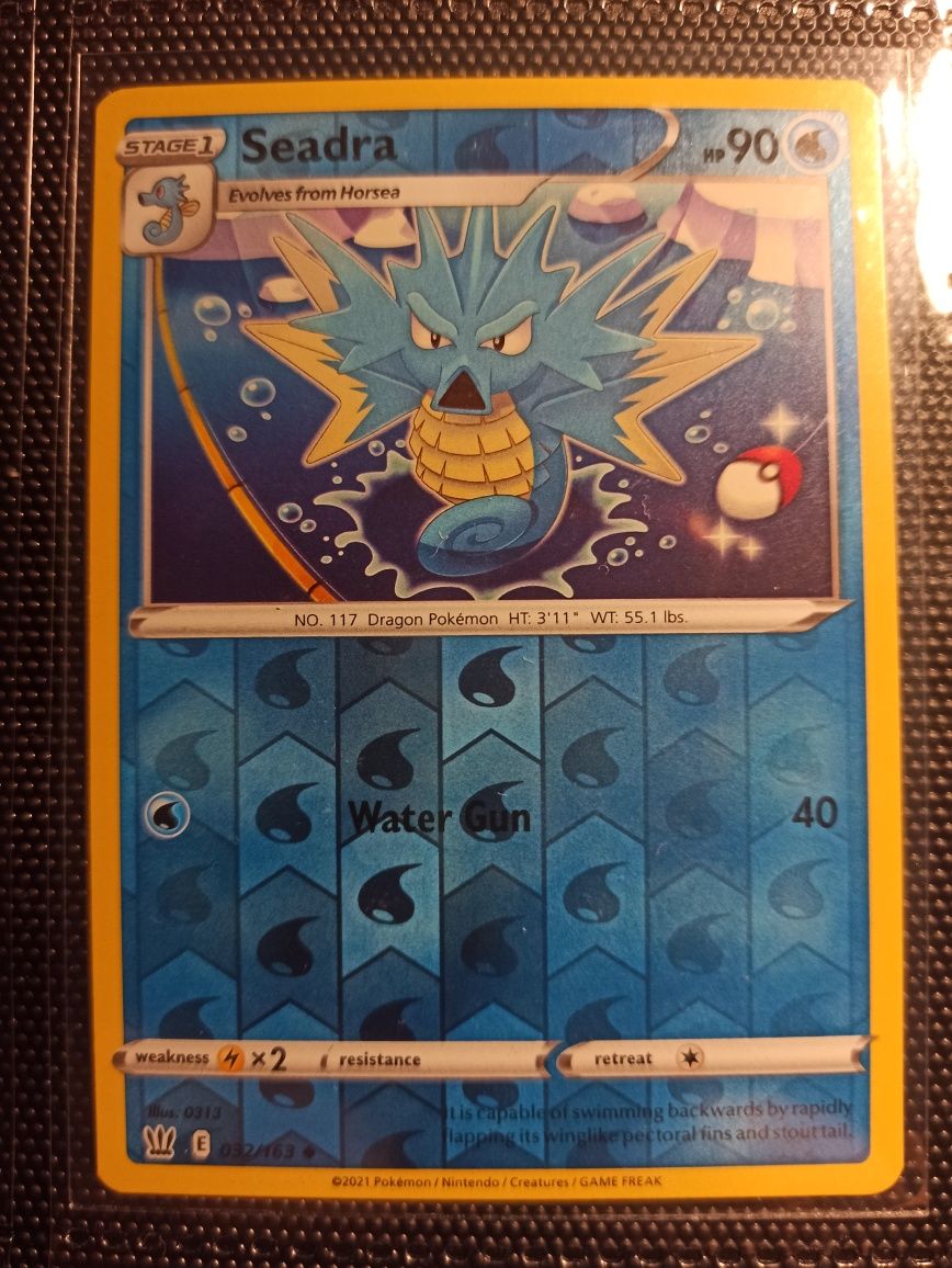 Pokemon TCG karta Seadra 032/163 Reverse Holo uncommon