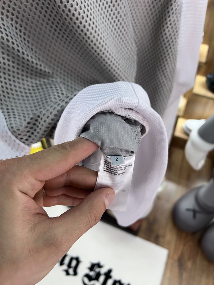 Олімпійка Thom Browne Athletic Mesh Grey / White