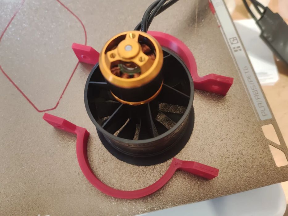 Suporte para Turbina EDF 50mm (OD 54mm)