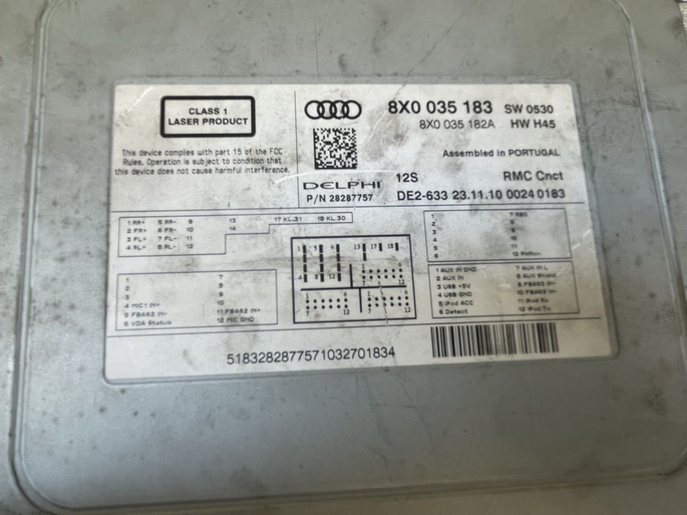 Radio gps rmc Audi A1