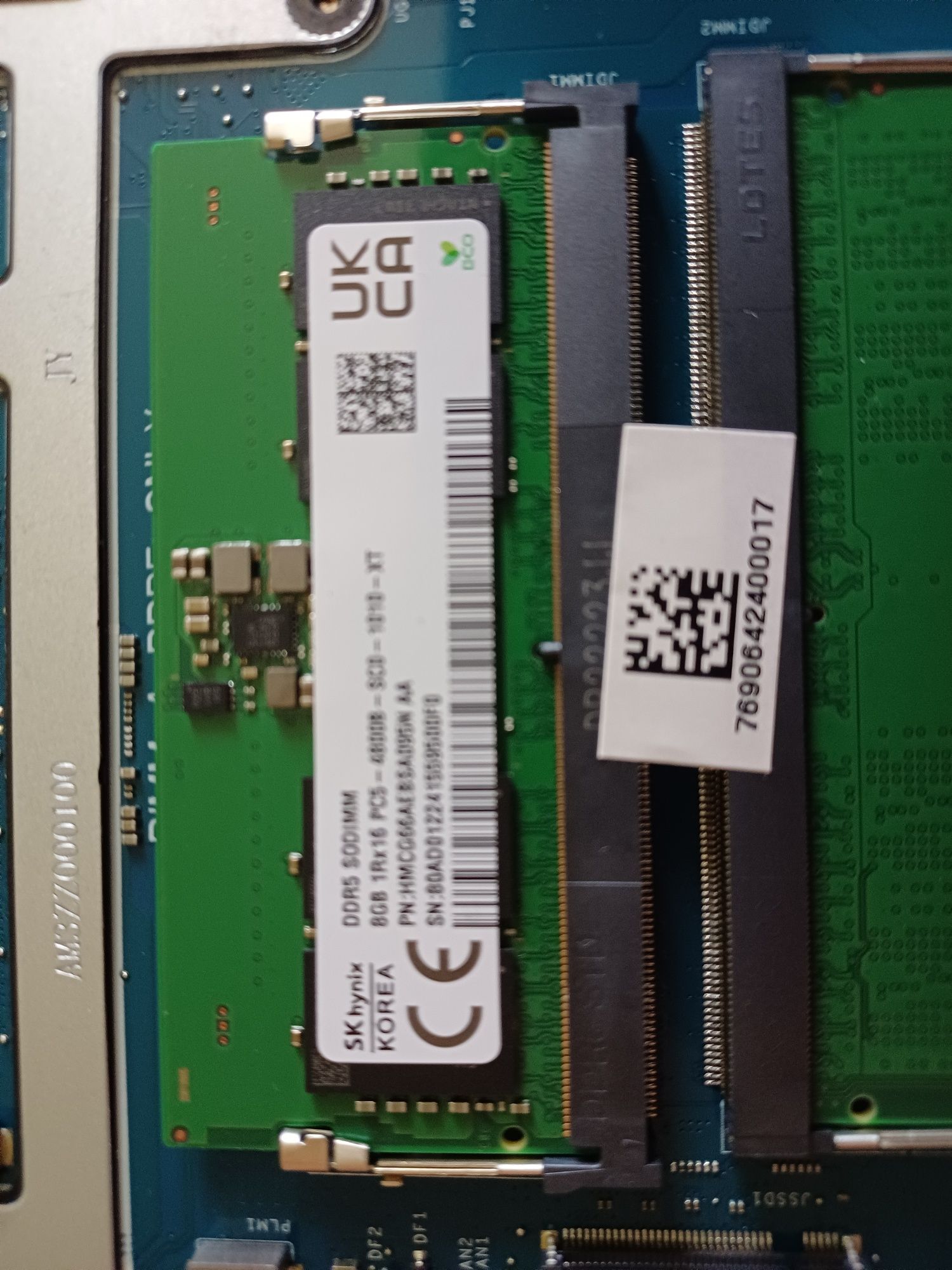Pamięć RAM DDR5 SO-DIMM 16gb 2x8gb SK hynix 4800MHz