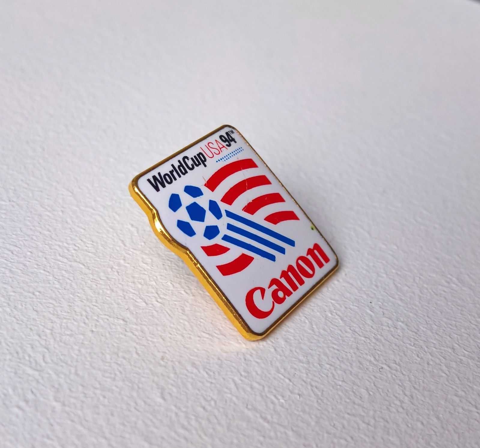 Oryginalna przypinka Canon World Cup USA 94 - Mundial