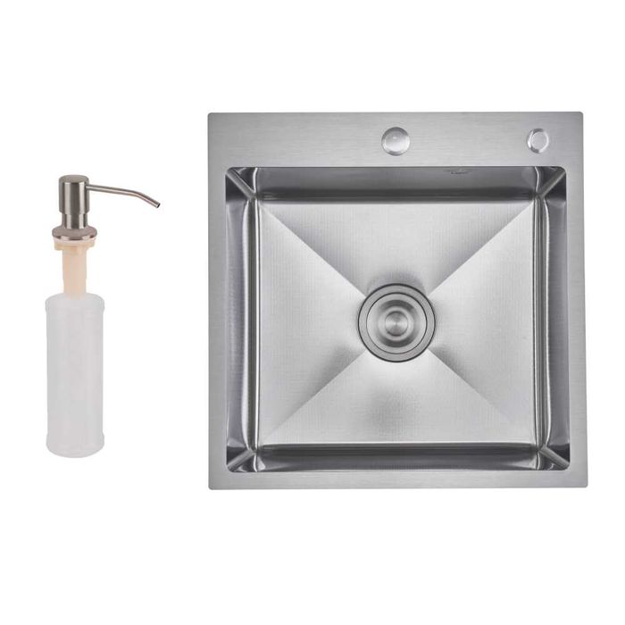 Мийка для кухні Lidz інтегрована  H5050H Decor Honeycomb 2,5/0,5 мм