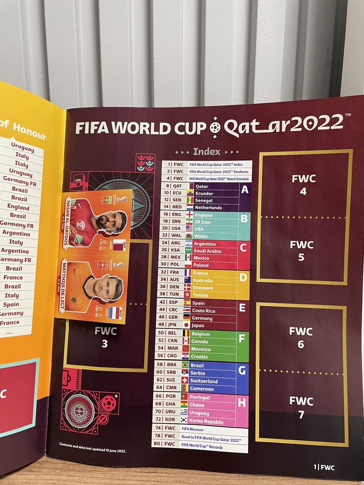 Журнал Panini FIFA World Cup Qatar 2022