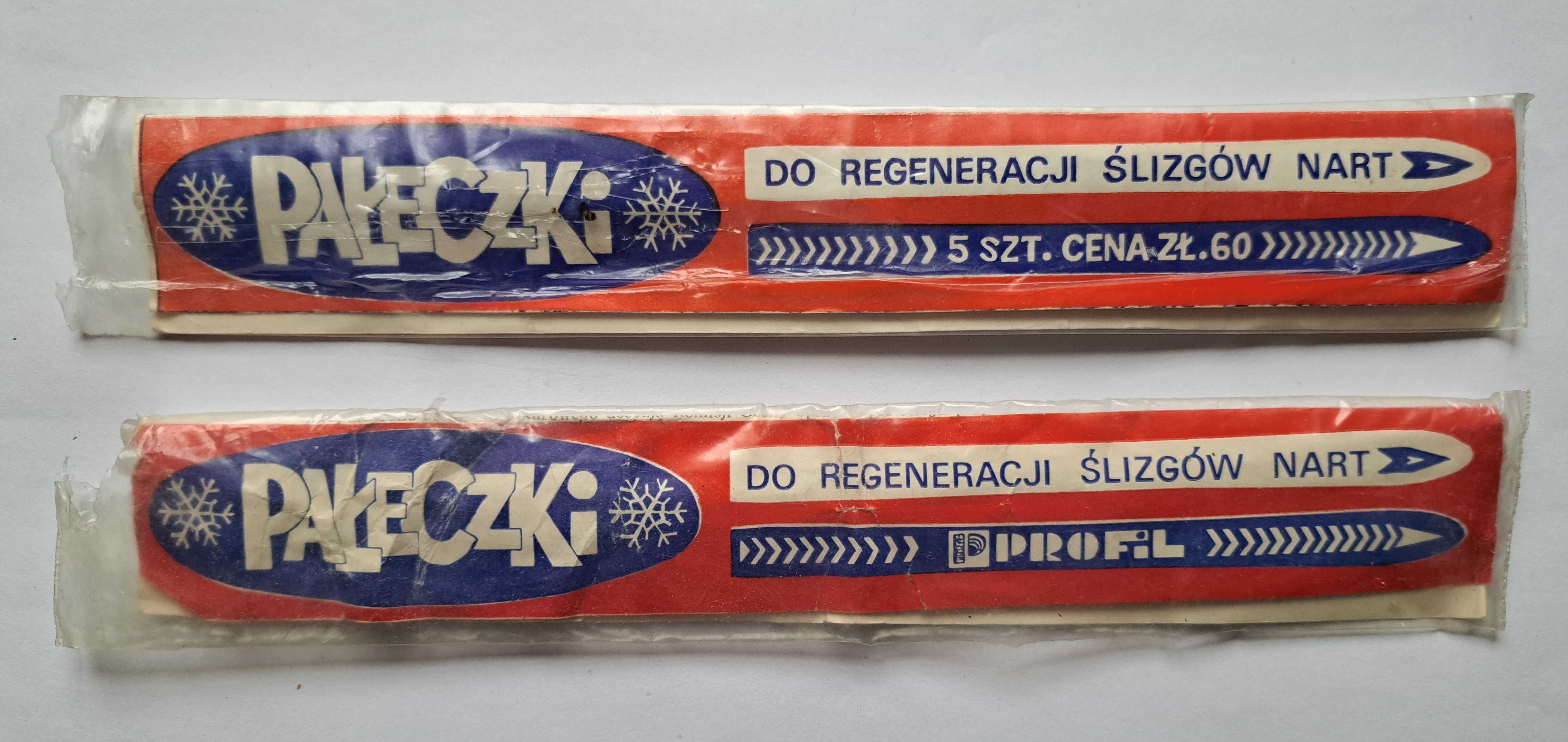 Pałeczki do regeneracji ślizgów nart - PRL