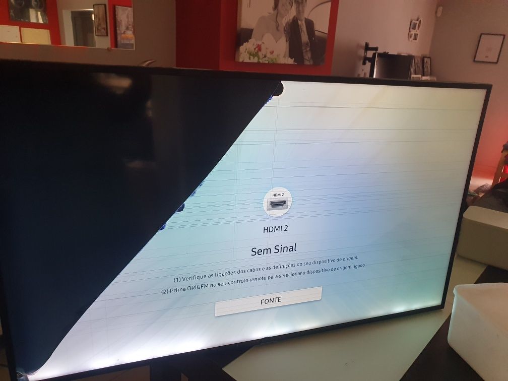 Smart tv samsung para peças