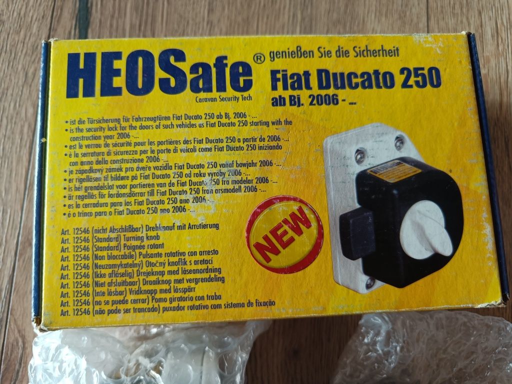 Zabezpieczenie Drzwi Heosafe Ducato Jumper Boxer zamek 06- Heosolution