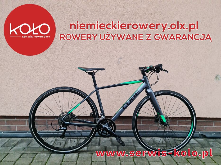 Rower męski crossowy CUBE koła 28 SHIMANO SORA aluminium rabat WYSYŁKA