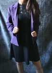 Marynarka fioletowa Laura Scott