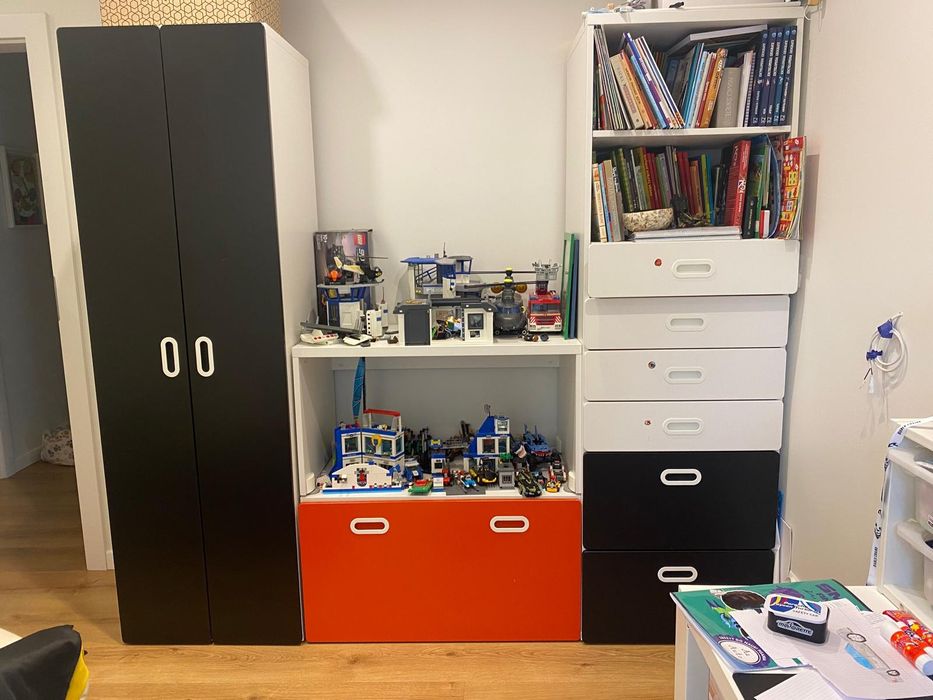 Regał, szafa IKEA STUVA FRITIDS, meble, meblościanka do pokoju dla dzi