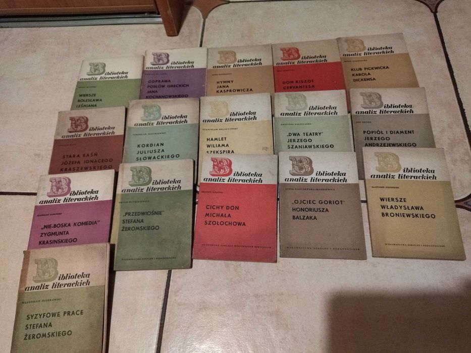 Analizy lektur i inne polonistyczne