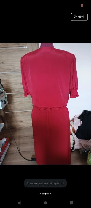 Bordowa garsonka rozmiar L
