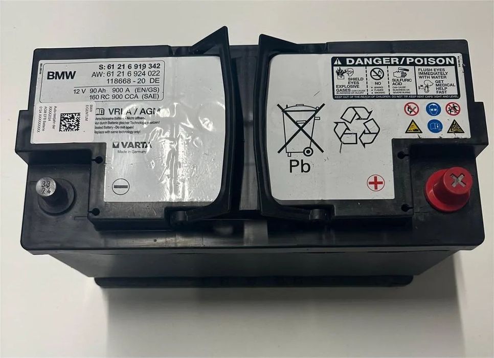 Akumulator Agm bmw 90Ah 900a 12V 2024r