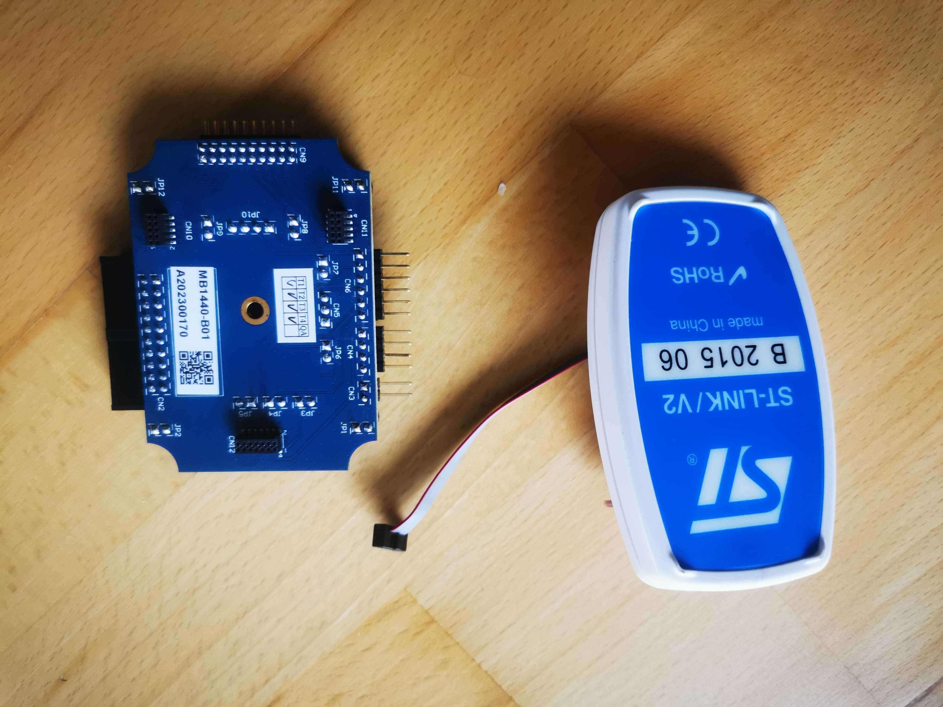 Programator ST-Link/v2 - stm8, stm32 + płytka MB1440B