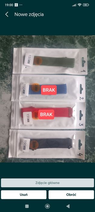 NOWE!!! Opaski do Mi Band8 i smartwacha Amazfit gts 2e