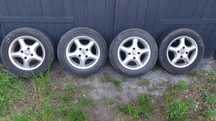 4x ALUFELGI AEZ 14 cal śruby 4x108 + OPONY kleber dynaxer hp3 185/65/r