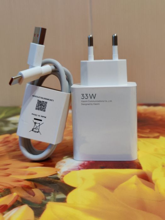 Зарядка Xiaomi 33w + кабель Юсб-С 1 метр.