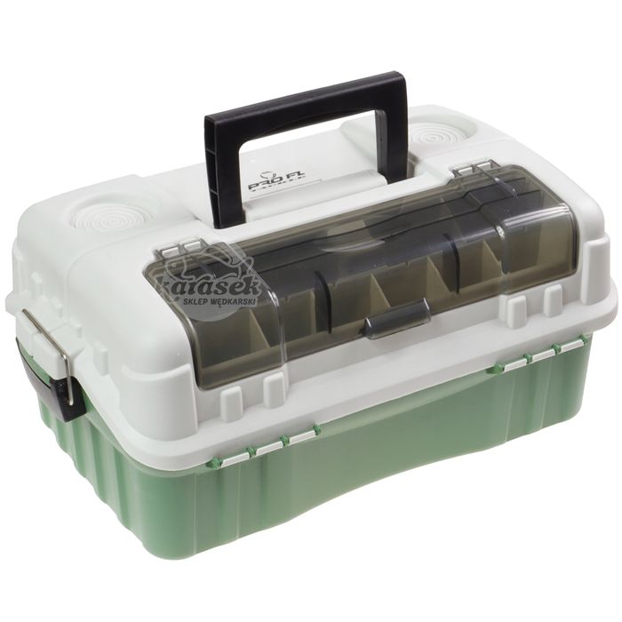 Skrzynka wędkarska organizer na akcesoria przynęty podajnik rozkładana