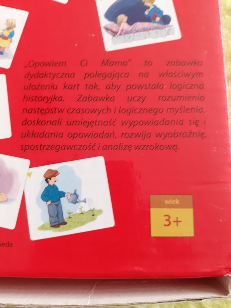 Zestaw zabawka edukacyjna"Opowiem Ci mamo",puzzle duo berries 3+,