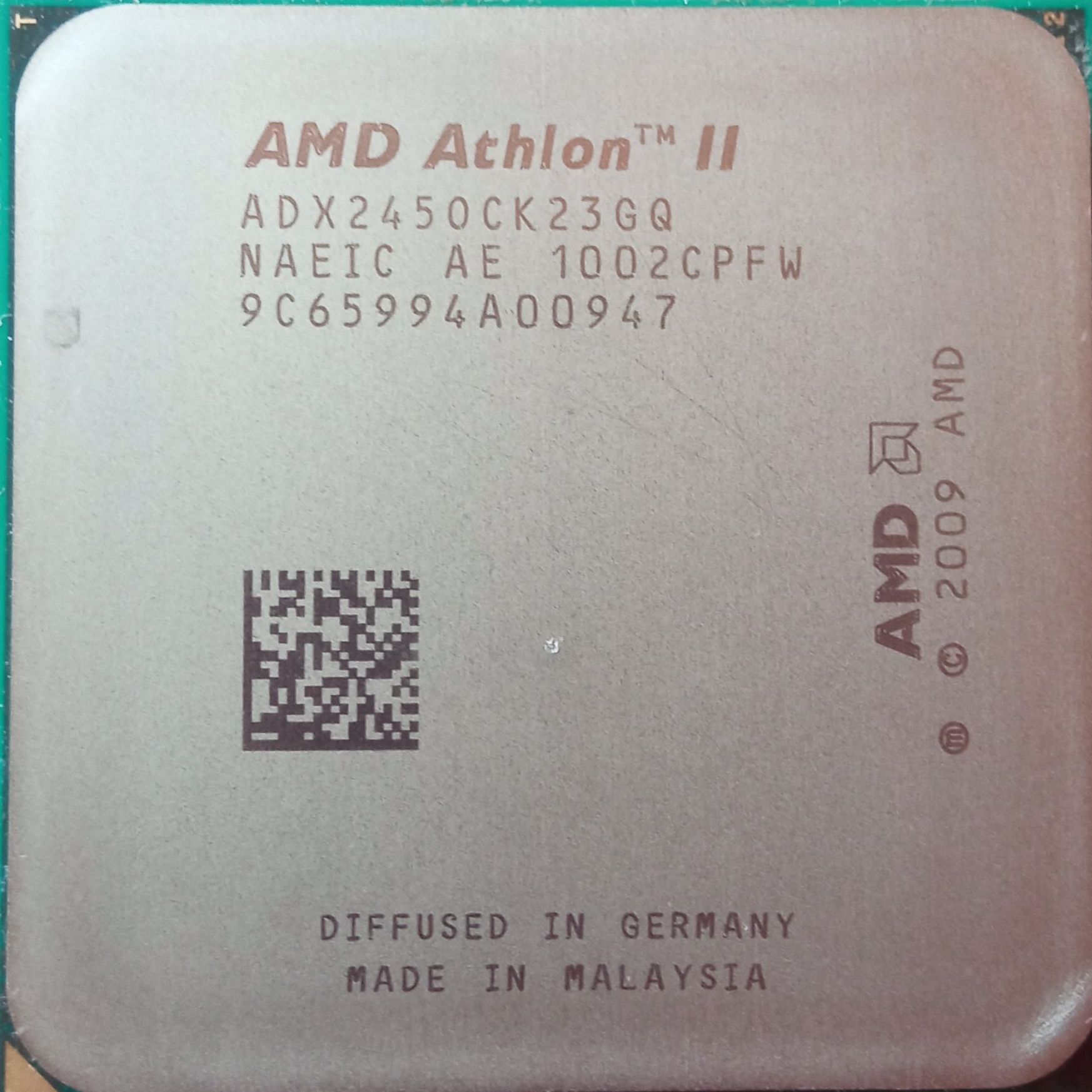 Процесор AMD athlon II