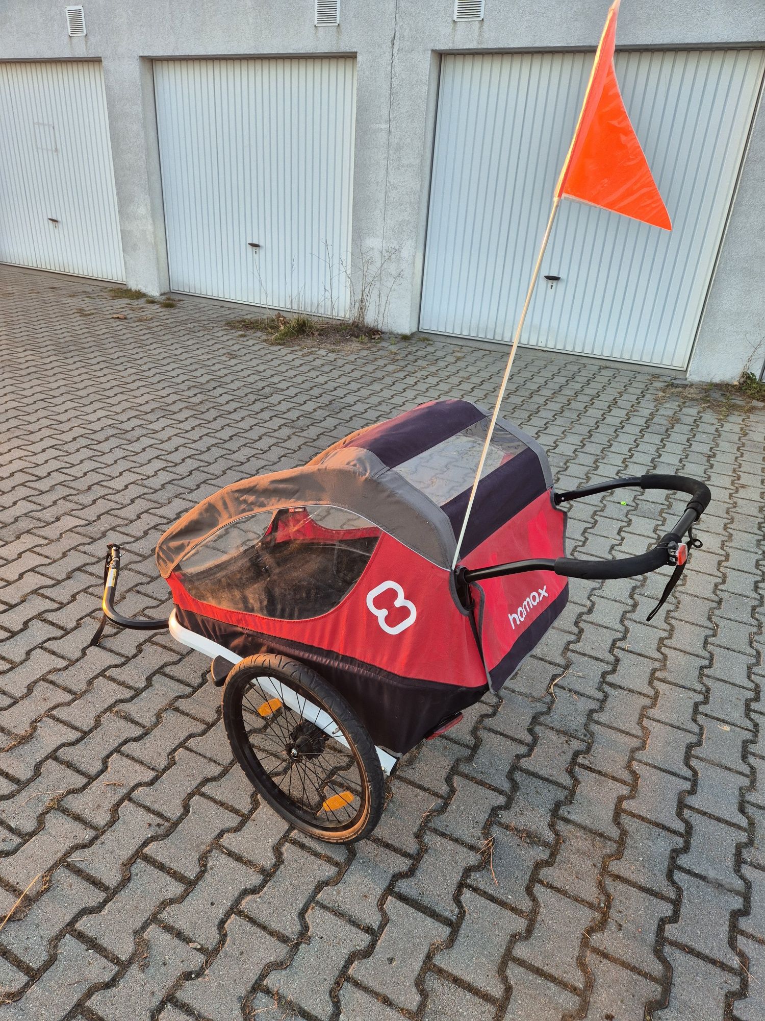 Przyczepka rowerowa i wózek hamax, dwu osobowa 2w1