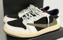 Jordan 1 Retro Low OG SP Travis Scott Olive   R.41