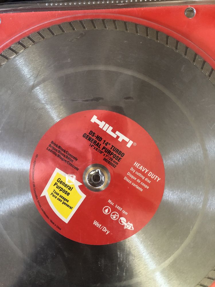 Hilti tarcza 14 inch