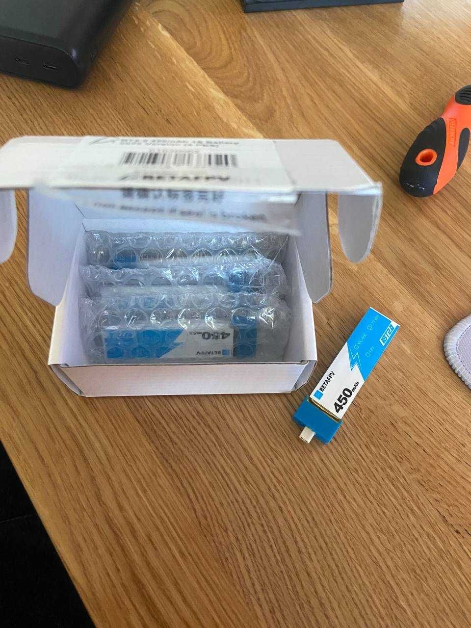 BetaFPV bt2.0 450mah 1s 30c battery