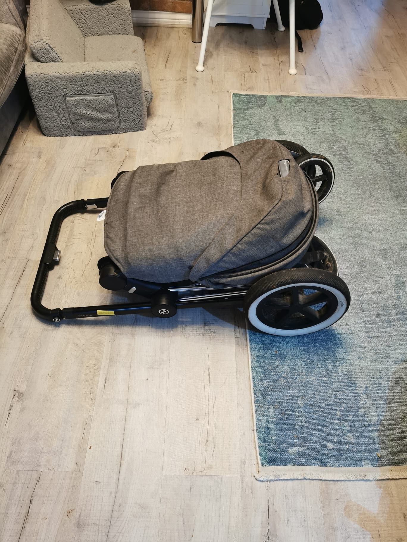 Cybex priam 1.0 szary spacerówka plus gondola 0-4 lata unisex