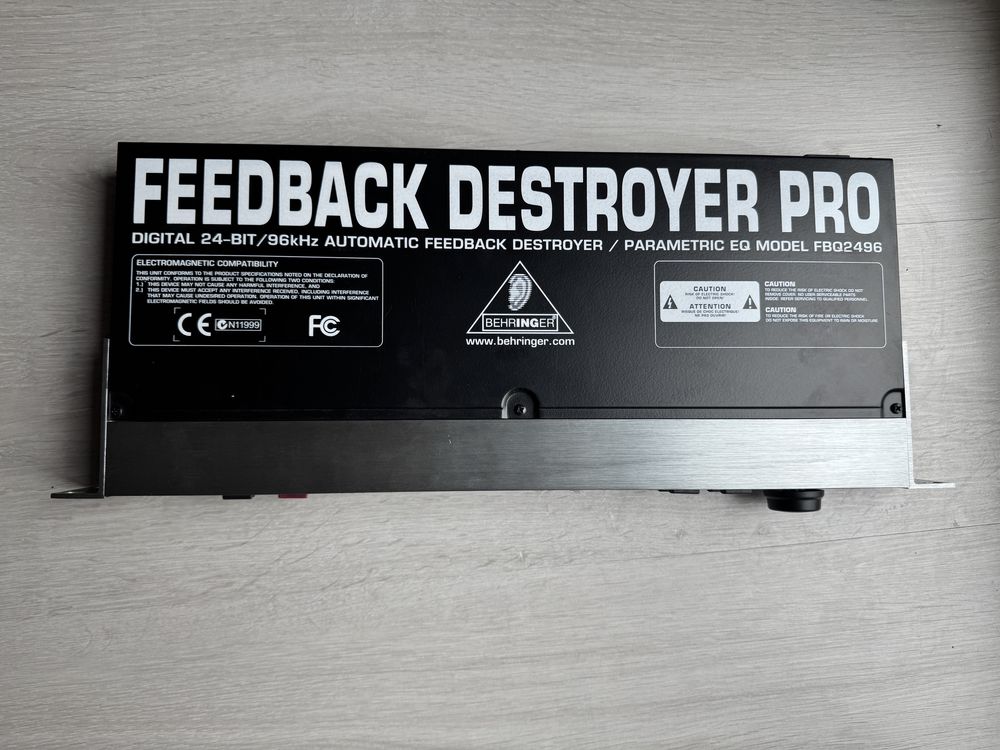 Feedback Destroyer Pro 2496 Behringer