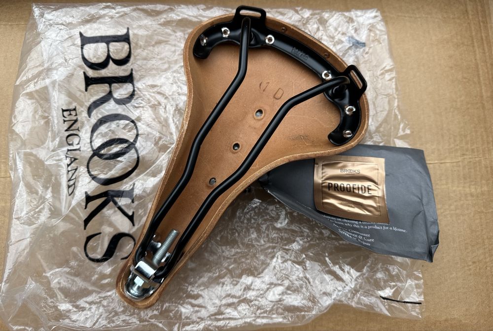 Nowe skórzane siodełko BROOKS B17