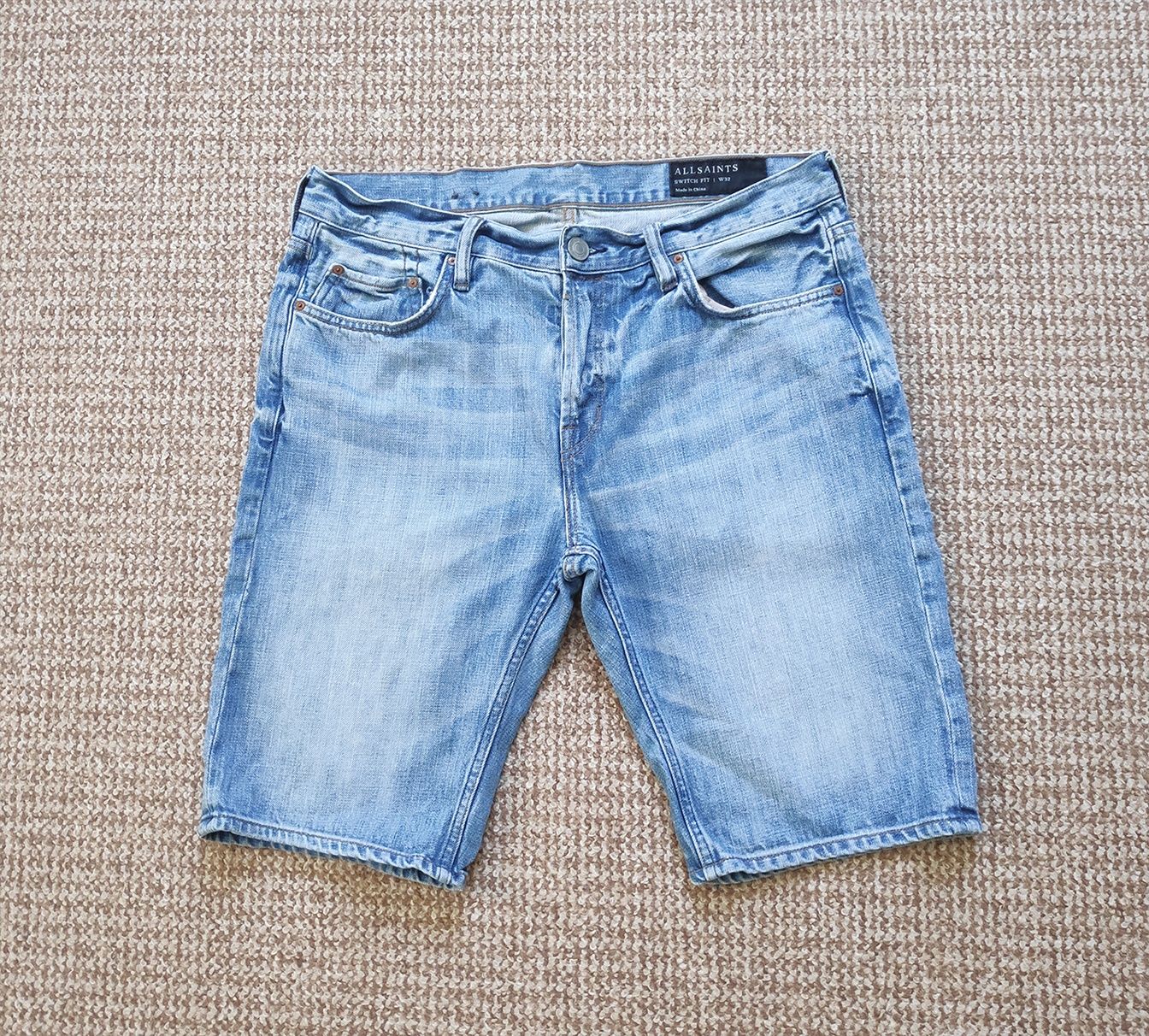 ALL SAINTS W32 - M Hanako Switch Shorts шорты джинсовые ОРИГИНАЛ