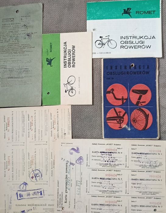 Rower kolekcjonerski Romet Pasat z dokumentami
