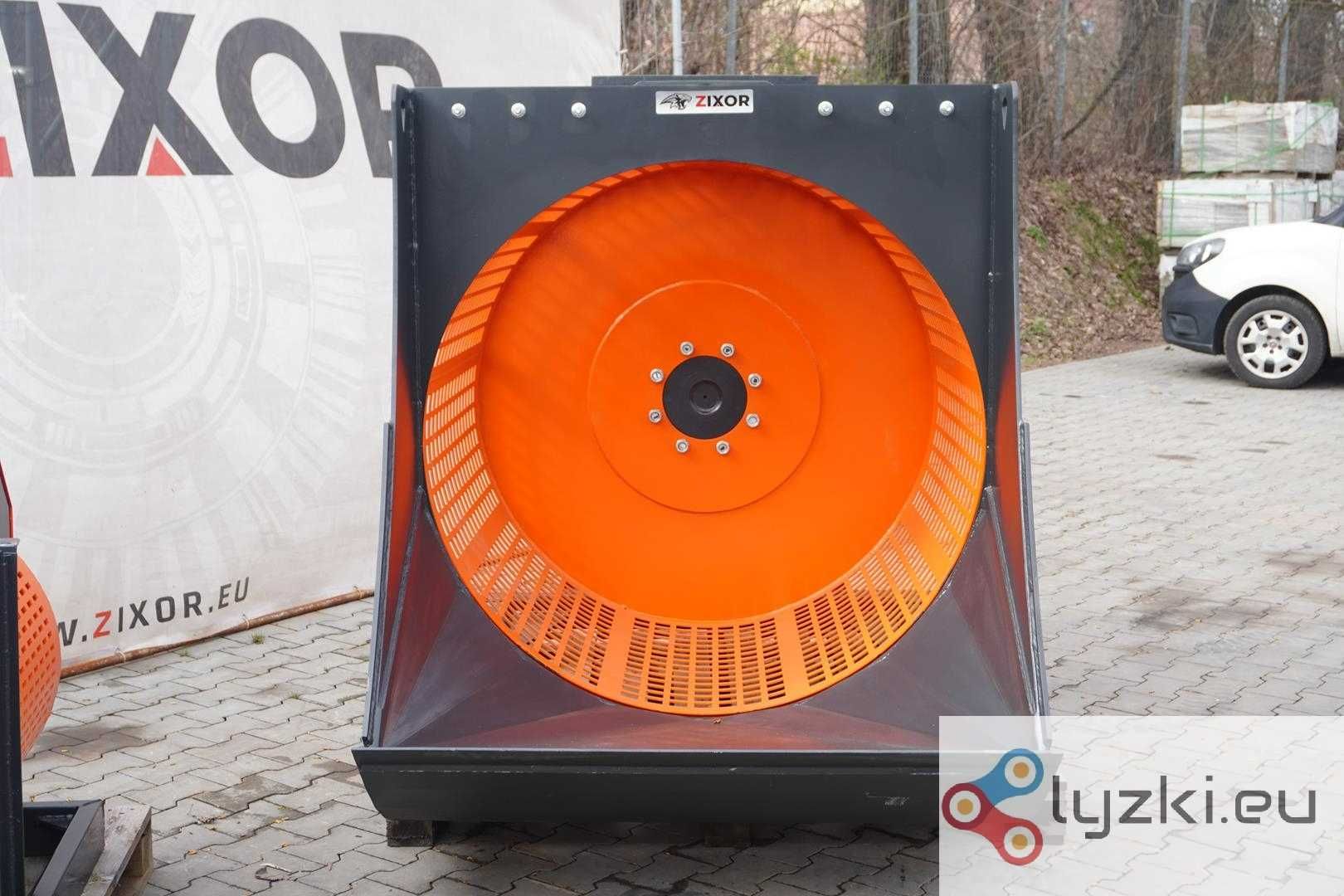 Łyżka ażurowa przesiewacz bębnowy 14t/h 0,5m3 8-13T MS10 CW10 CW20