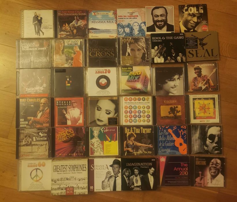 Vários CDs anos 60, 70, coletâneas, jazz, soul, entre outros