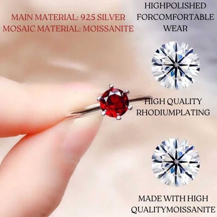 Pierścionek z Diament 1CT Moissanit Gratisy:) ŚWIĄTECZNE PROMOCJE ! :)