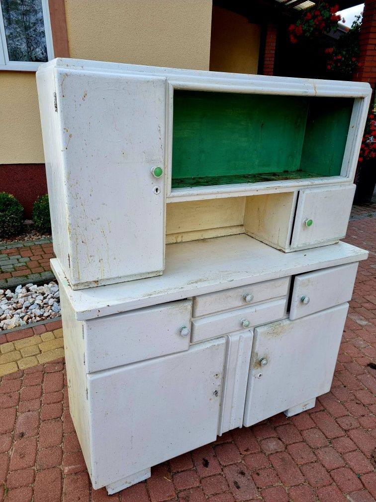 Kredens PRL ładny stan, kuchnia PRL meble zabytek