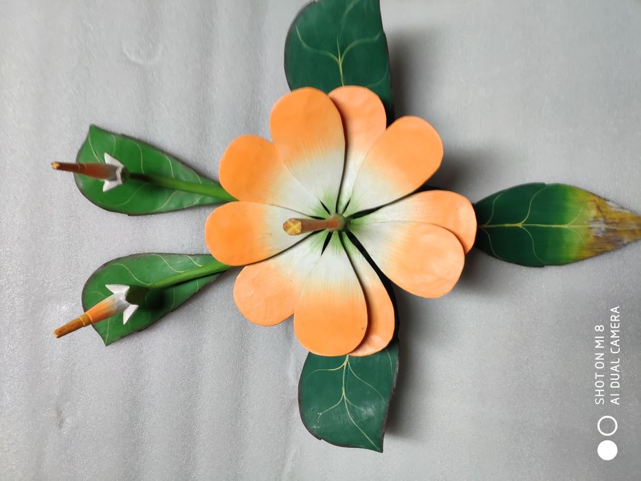 Flor Decorativa Madeira