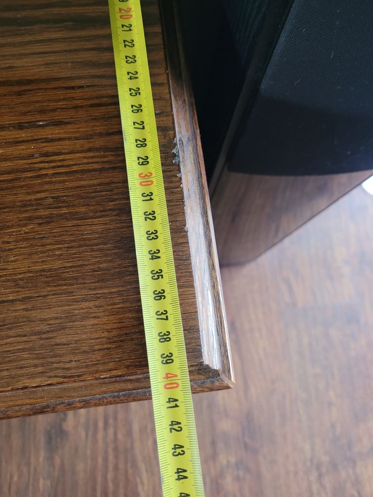 Szafka RTV drewniana, szeroka 132cm