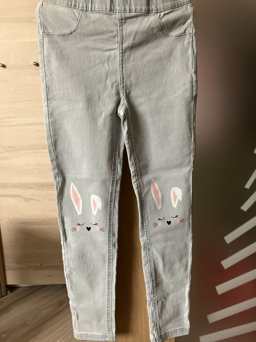 Spodnie jeansy / jegginsy 140/152 cena za szt