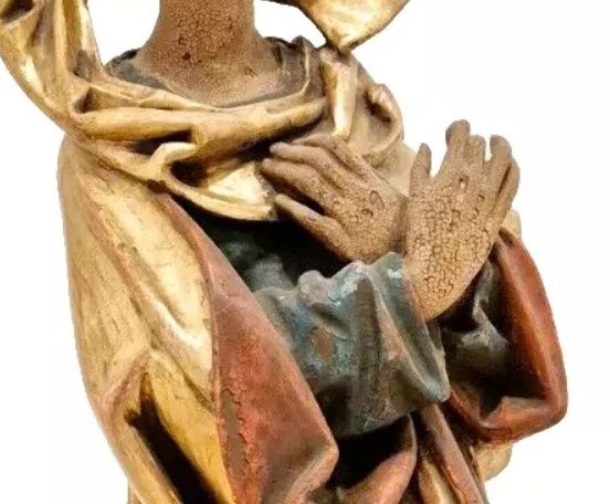 Figura Rzeźba 75 cm św. Elżbieta  XIX w