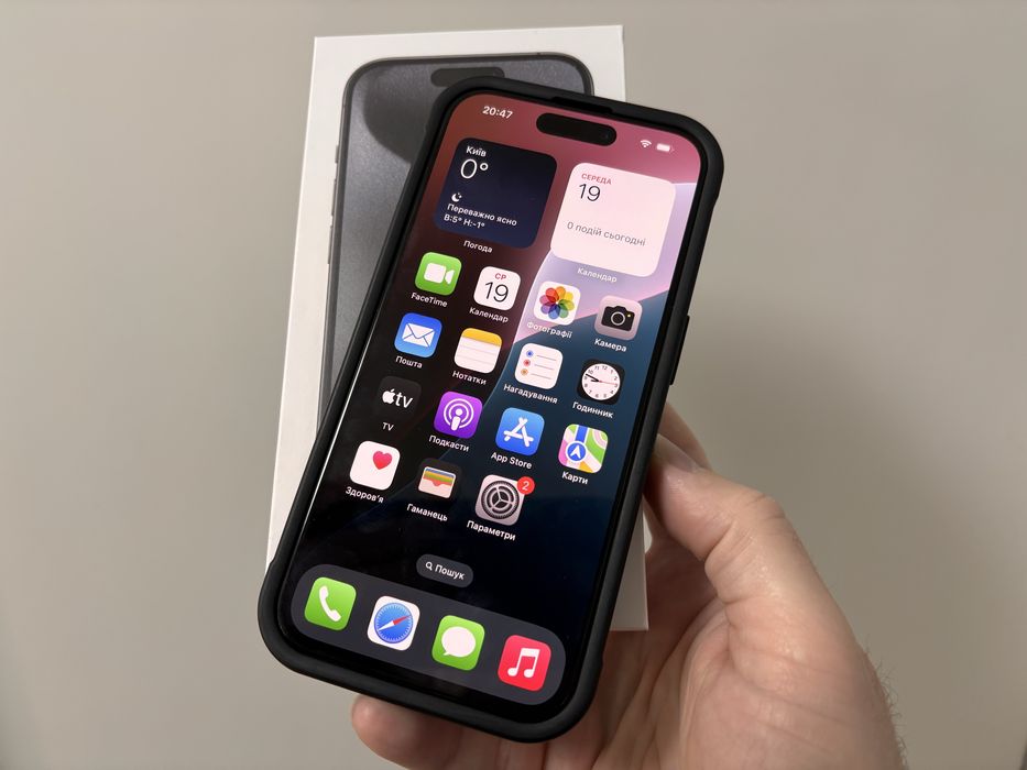 iPhone 15 Pro 256gb Black Titanium