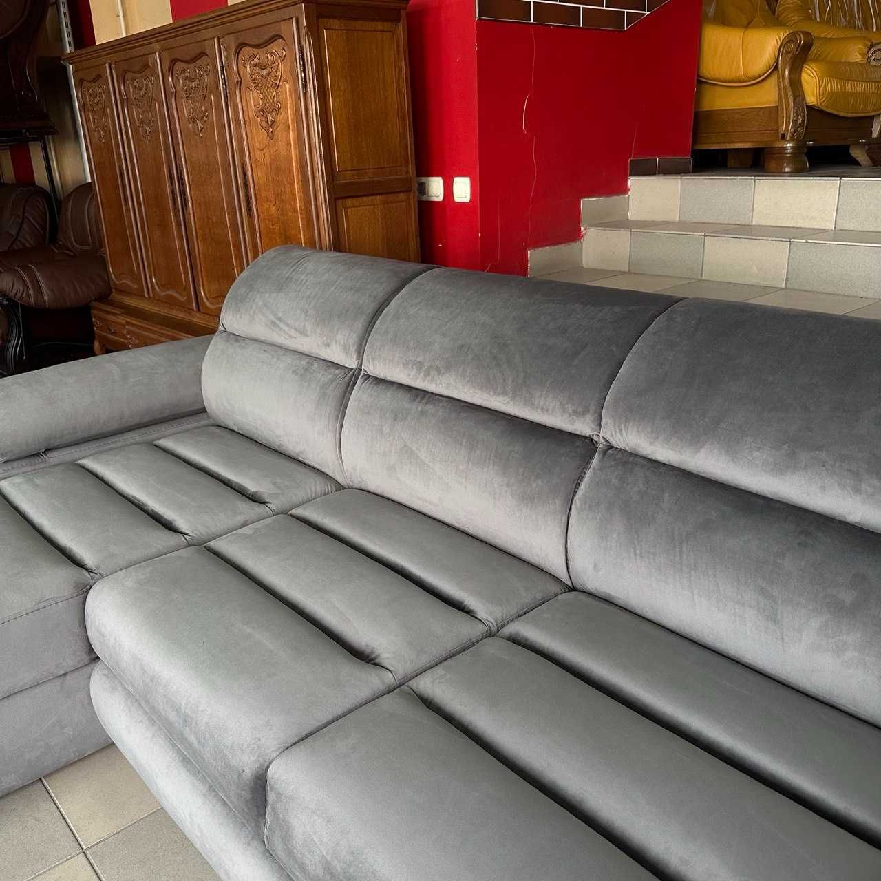 БЕЗКОШТОВНА ДОСТАВКА Тканинний кутовий диван «Бестселер»