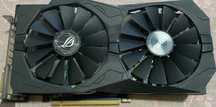 Відеокарта ігрова Asus rog strix gaming rx570 4gb робоча, перевірена.