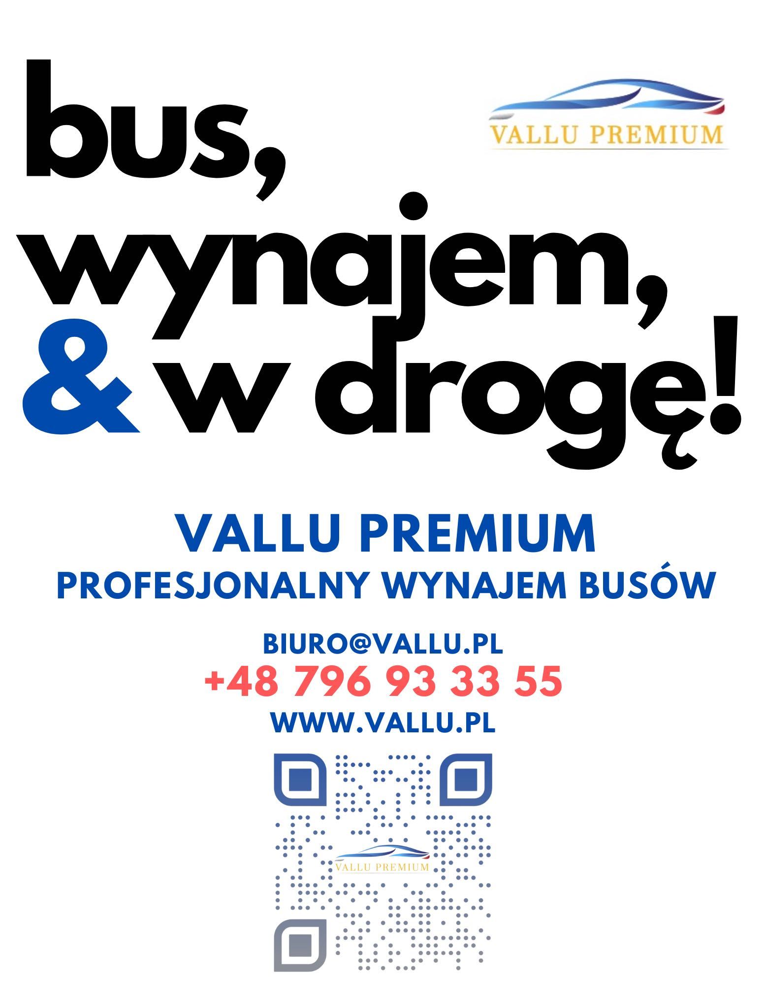 Wynajem Busów - 9 osobowych - manual, automat, hak, box, bagażnik row.