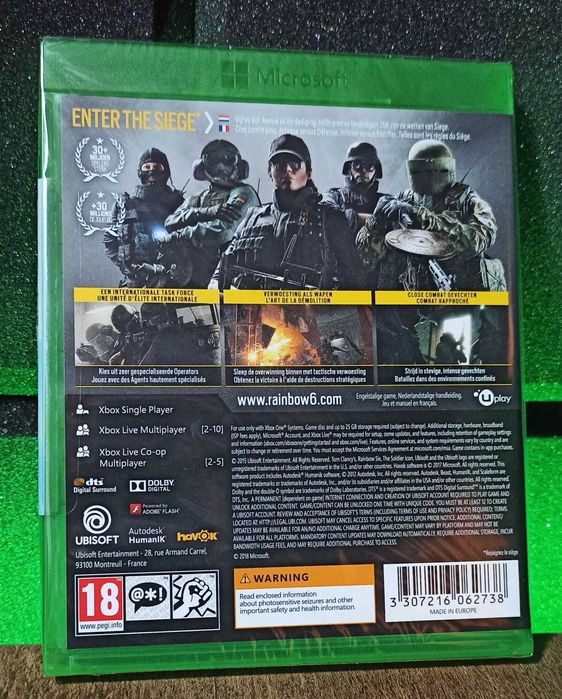 Rainbow Six Siege - Standard Edition Xbox One S / Series X strzelanka