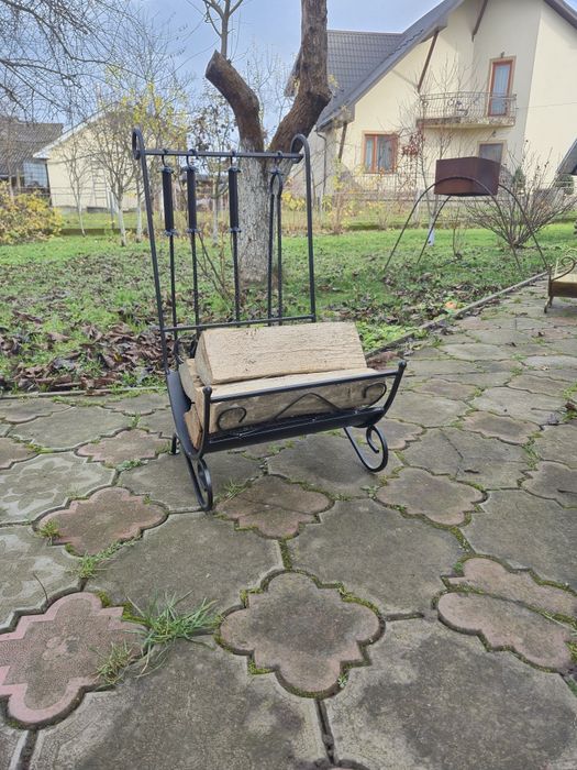 Підставки для каміну, камінні підставки ковані, ковані підставки