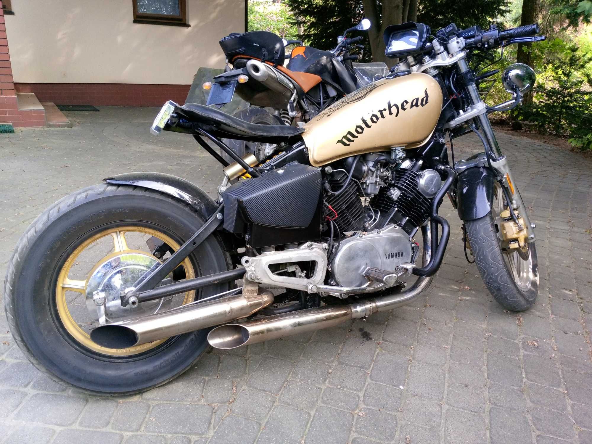 custom,drag bobber, yamaha xv750 SE