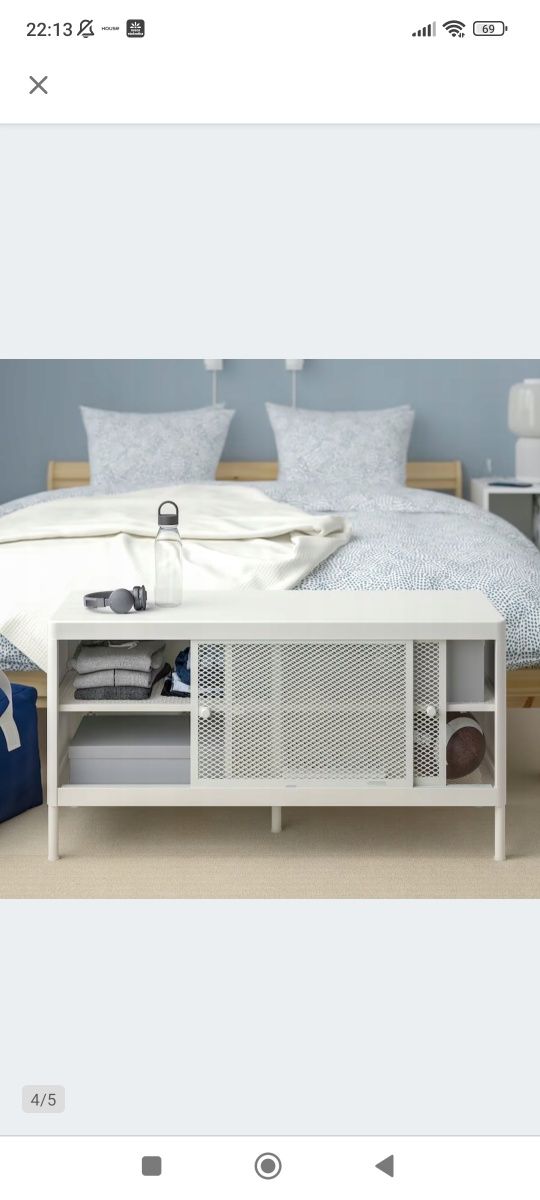 Szafka na buty metalowa Ikea mackapar
